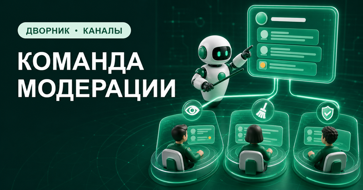 Команда модераторов канала МАКС и распределение ролей
