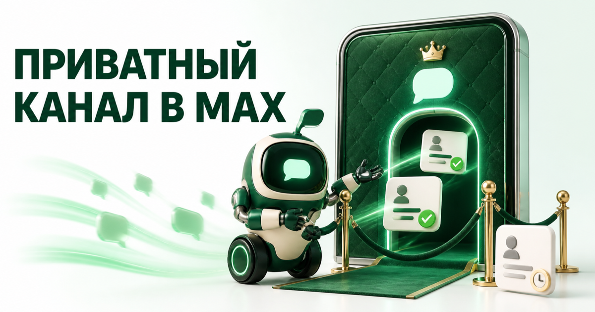 Как создать приватный канал в MAX и управлять заявками