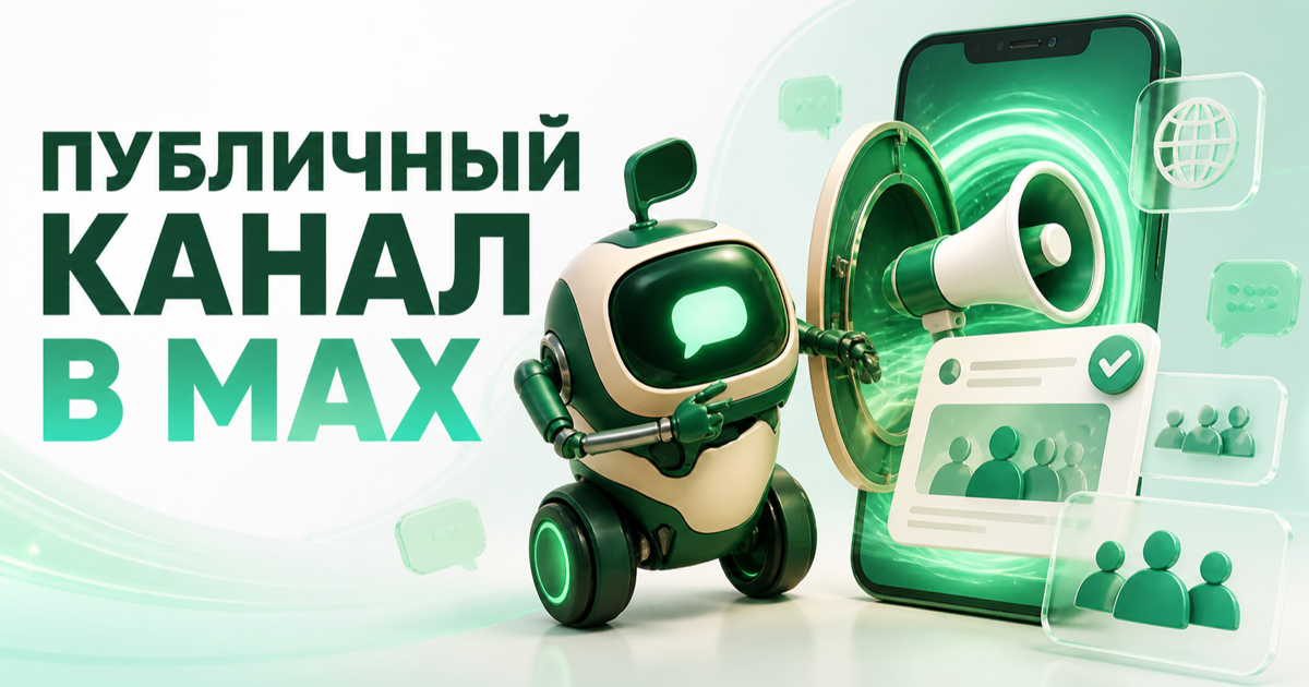 Как создать публичный канал в MAX