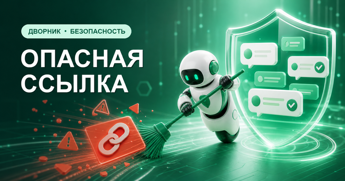 Защита канала MAX от опасных и фишинговых ссылок
