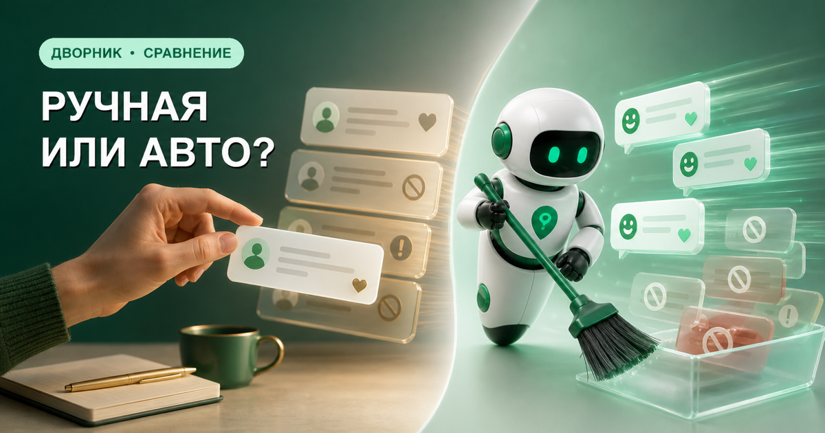 Сравнение ручной и автоматической модерации комментариев MAX