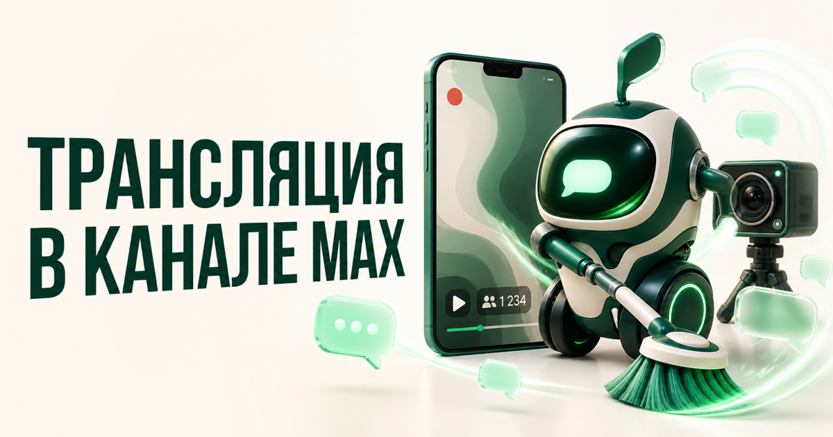 Как создать и запустить трансляцию в канале MAX